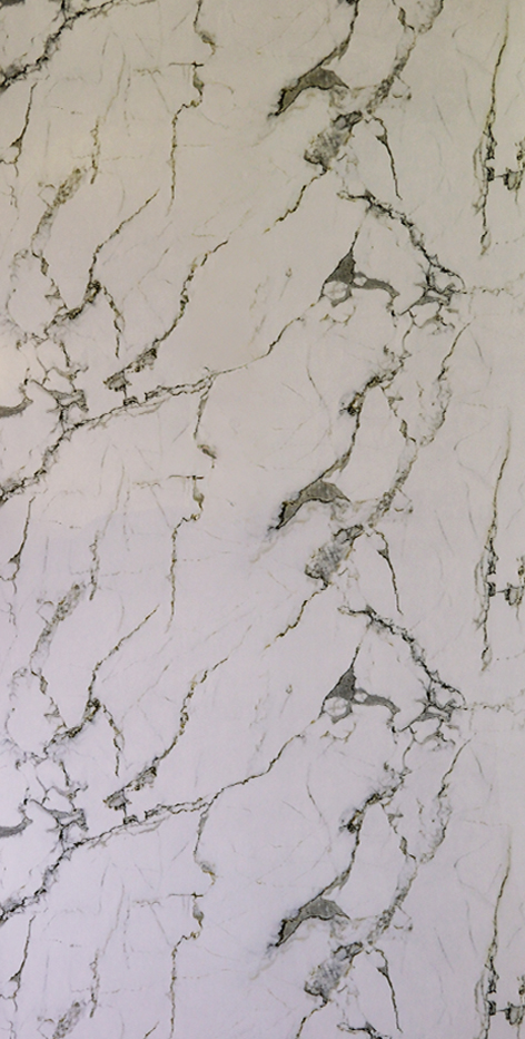 BİANCA CARRARA MERMER GÖRÜNÜMLÜ PVC PLAKA 