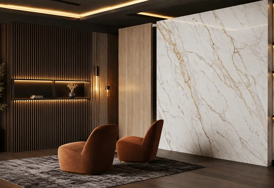 İç Mekanlarda Mermer Görünümlü Panel Kullanımı 
